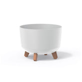 Prosperplast Gracia Eco Wood Planter 29x29x22cm - White